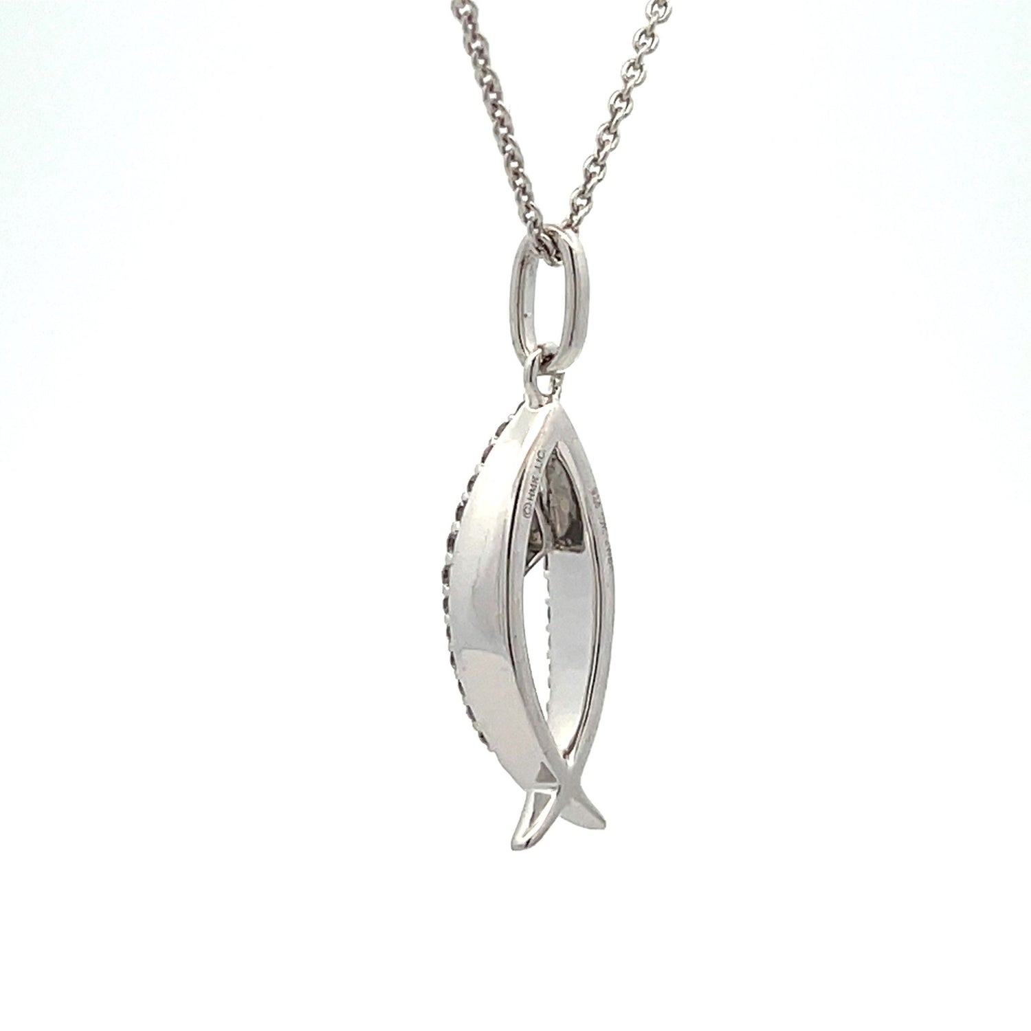 .17ct Cross Religious Pendant Sterling Silver 10KT Gold by Bids.com