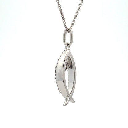 .17ct Cross Religious Pendant Sterling Silver 10KT Gold by Bids.com