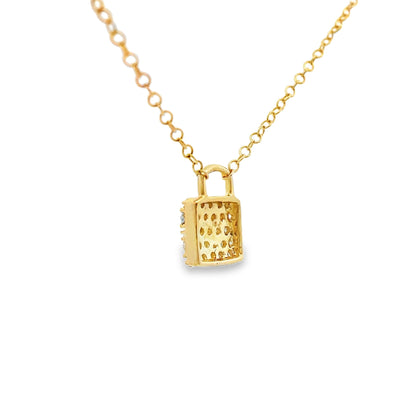 Natural .20ct Diamond Fashion Pendants 10KT Yellow Gold by Bids.com
