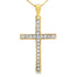 .22ct Diamond Cross Religious Pendant 14KT Yellow Gold by Bids.com