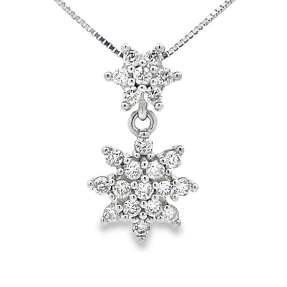 Lab Grown Diamond Fashion Pendants 10KT White Gold by Bids.com