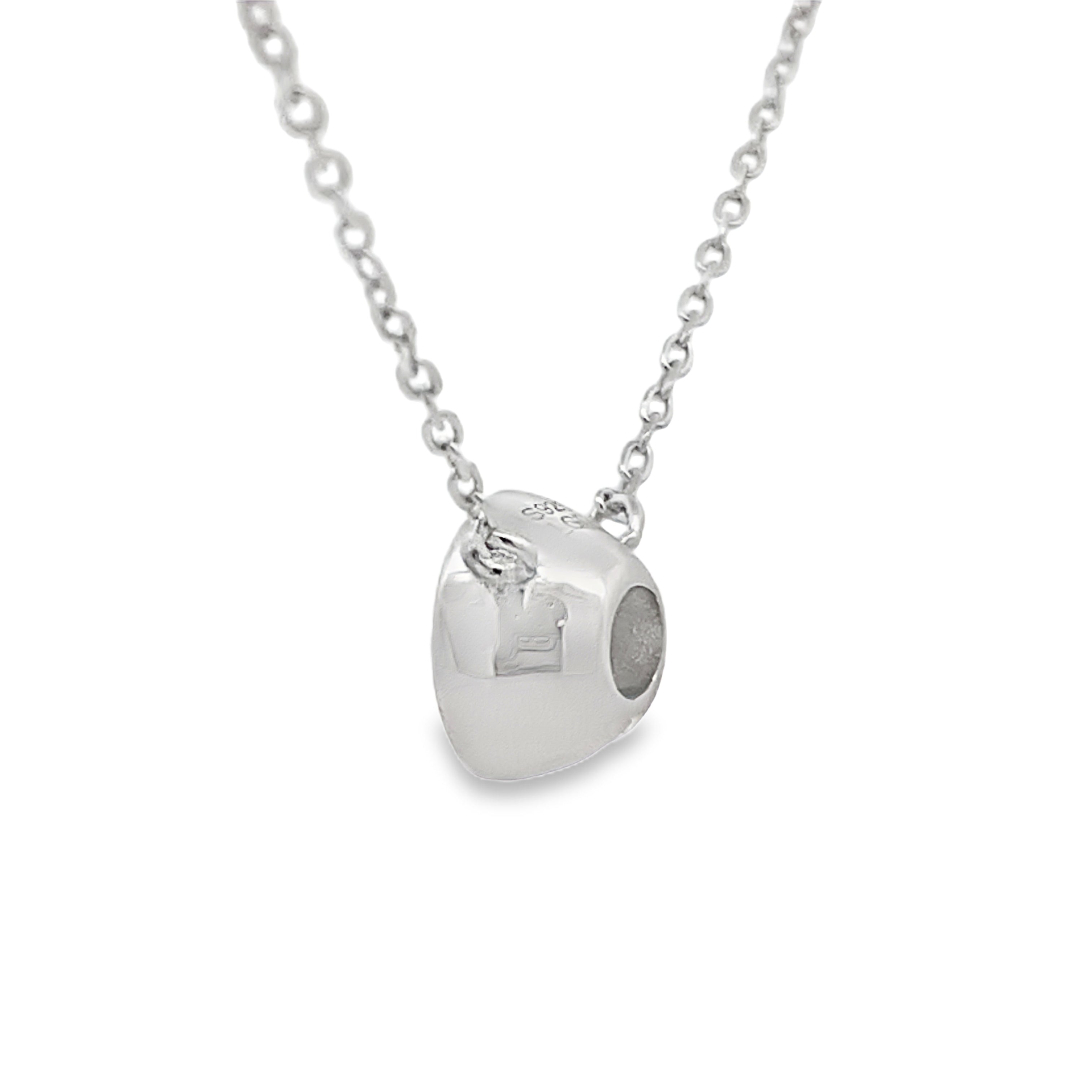 1.00ct Lab Grown Diamond Pendant Sterling Silver by Bids.com