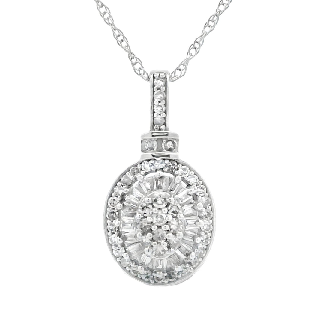 .25ct Diamond Fashion Pendants 10KT White Gold 