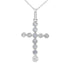 .31ct Diamond Cross Religious Pendant 14KT White Gold by Bids.com