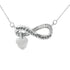 Natural .04ct Diamond Fashion Pendants Sterling Silver by Bids.com
