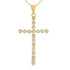 .17ct Diamond Cross Religious Pendant 14KT Yellow Gold by Bids.com