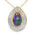 Mystic Fire Topaz Fashion Pendants 10KT Yellow Gold by Bids.com