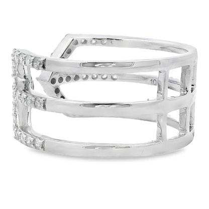 Genuine .50ct Diamond Ring 10KT White Gold by Bids.com