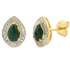 .96ct Onyx Diamond Dangle Earrings 10KT Yellow Gold by Bids.com