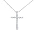 .35ct Diamond Cross Religious Pendant 14KT White Gold by Bids.com
