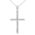 .25ct Diamond Cross Religious Pendant 14KT White Gold by Bids.com