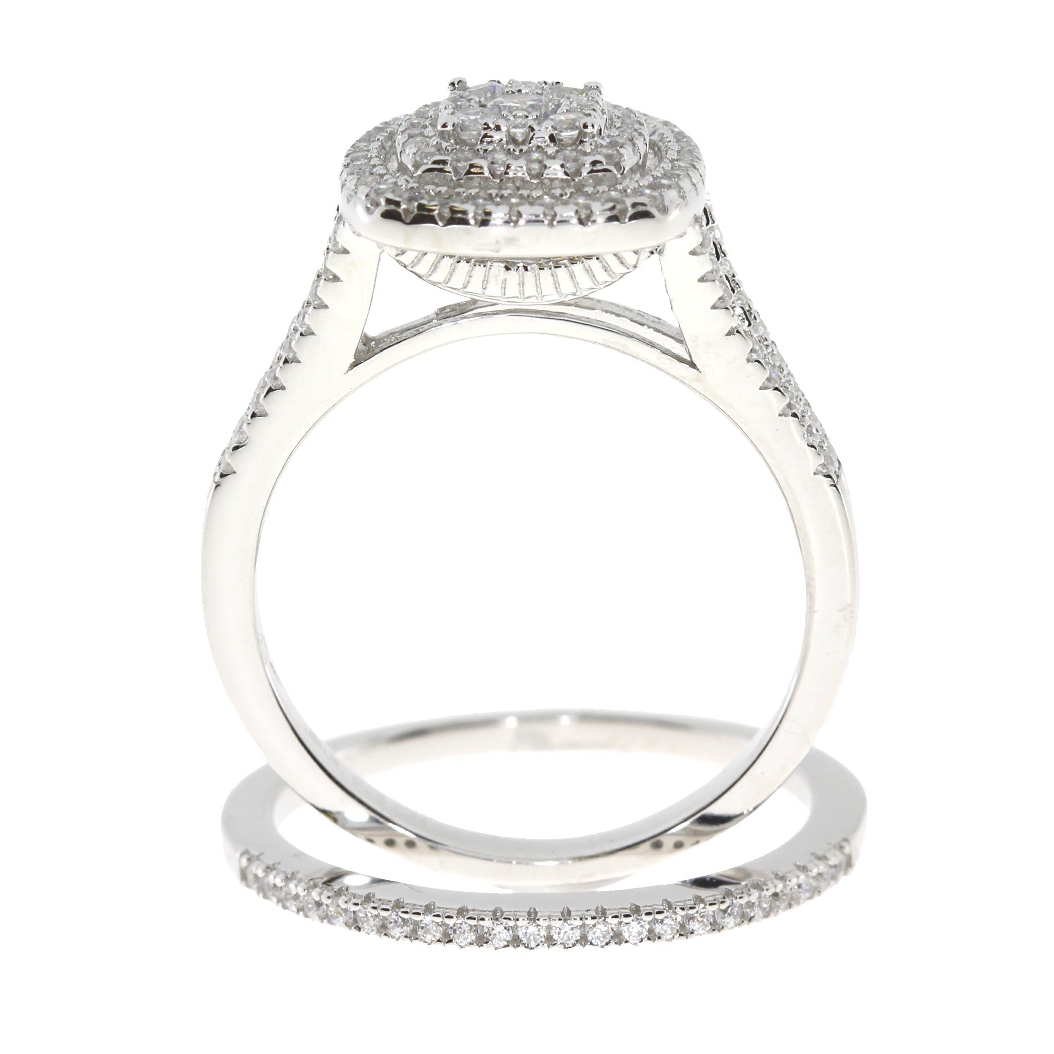 Genuine Cubic Zirconium CZ SS Bridal Sterling Silver by Bids.com