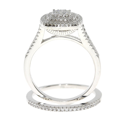 Genuine Cubic Zirconium CZ SS Bridal Sterling Silver by Bids.com