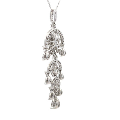 Natural 1.50ct Diamond Fashion Pendants 14KT White Gold by Bids.com