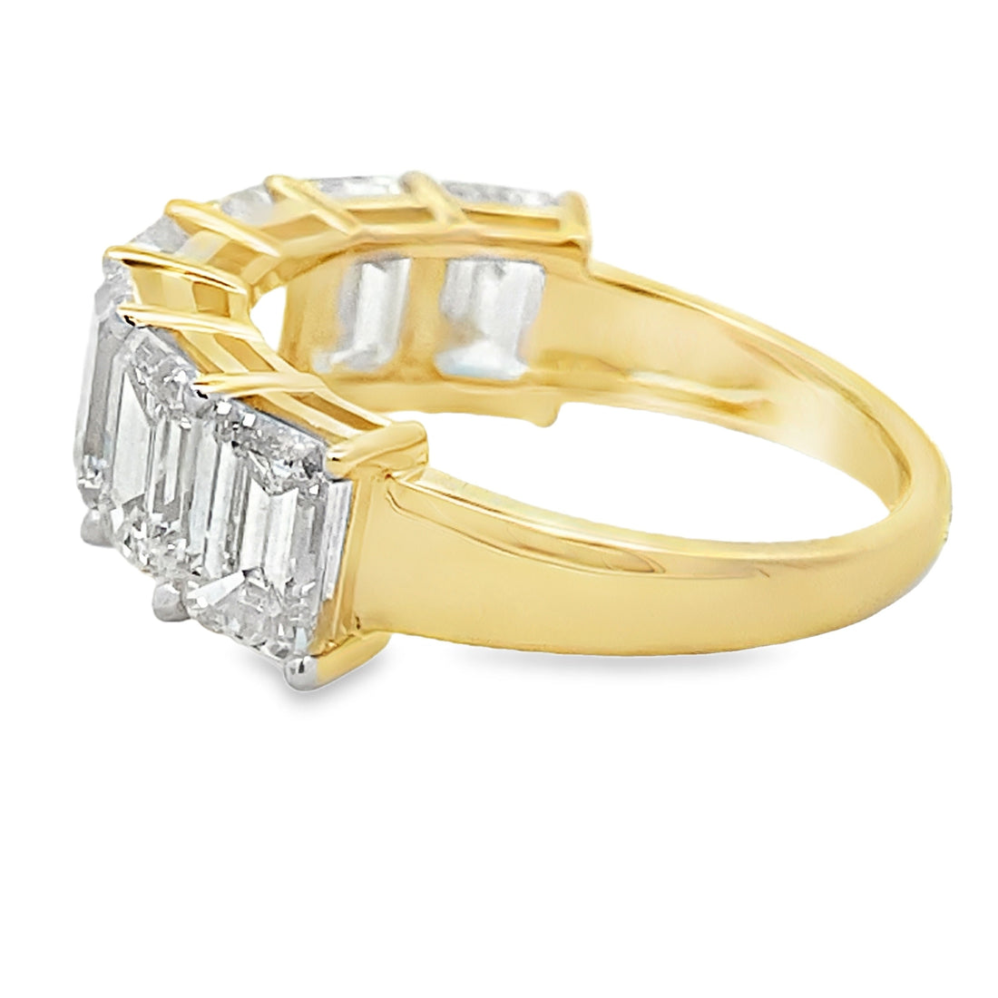 Lab Grown Diamond Fashion band rings 14KT Yellow Gold by Bids.com