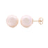 Genuine FW Pearl Stud Earrings 14KT Yellow Gold by Bids.com