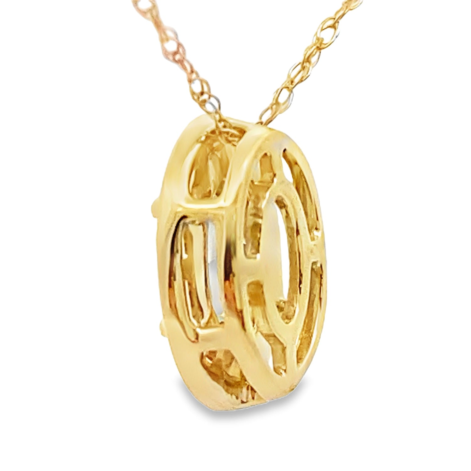 Mystic Fire Topaz Fashion Pendants 10KT Yellow Gold by Bids.com