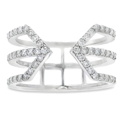 Genuine .50ct Diamond Ring 10KT White Gold by Bids.com