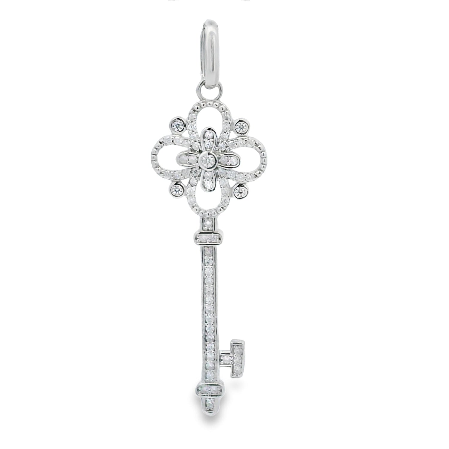 .66ct Moissanite Fashion Pendants Sterling Silver by Bids.com