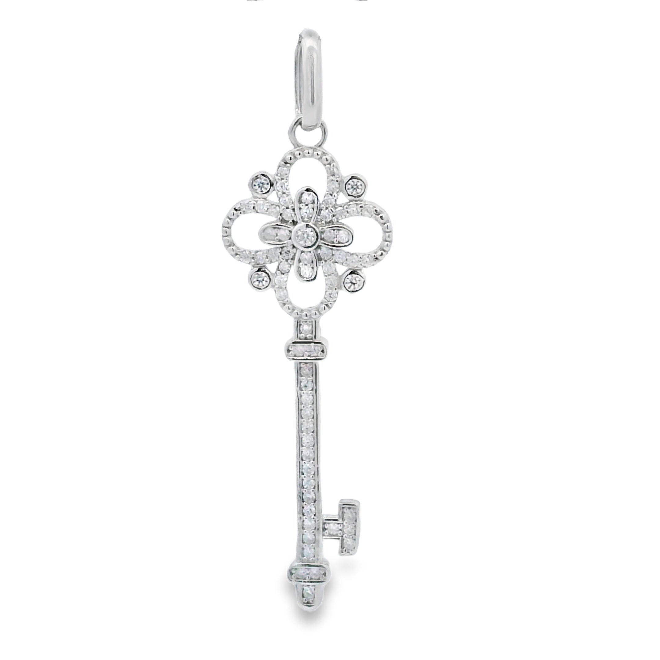.66ct Moissanite Fashion Pendants Sterling Silver by Bids.com