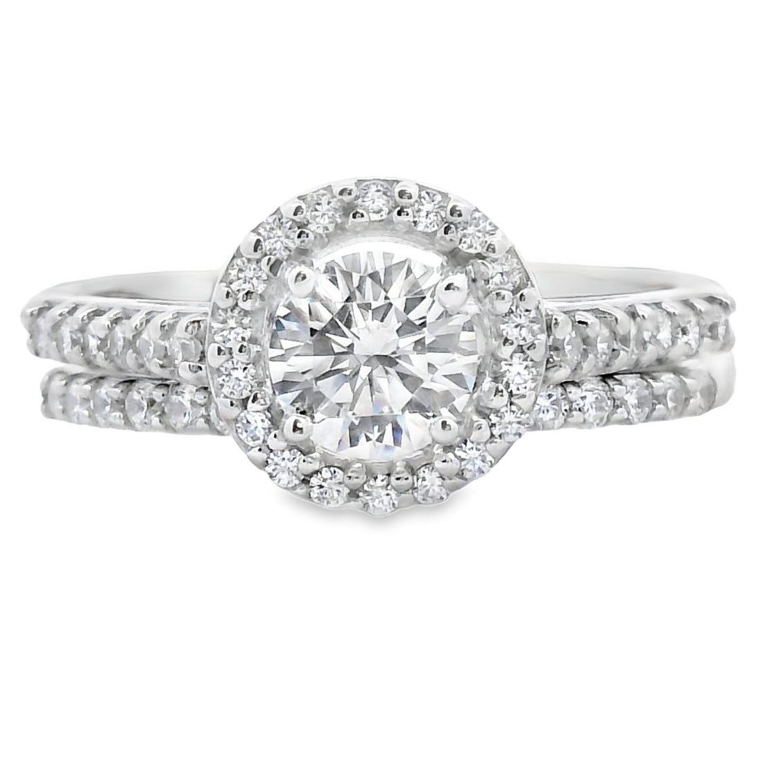 Natural Cubic Zirconia CZ SS Bridal Sterling Silver by Bids.com