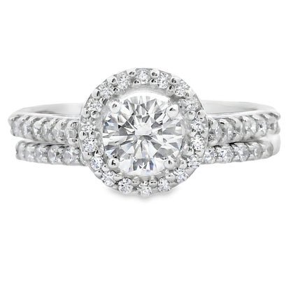 Natural Cubic Zirconia CZ SS Bridal Sterling Silver by Bids.com