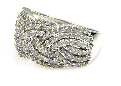 Natural 1.00ct Diamond Ring 10KT White Gold by Bids.com