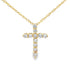 .12ct Diamond Cross Religious Pendant 14KT Yellow Gold by Bids.com