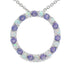 Created Opal Circle of Love Pendant Sterling Silver by Bids.com