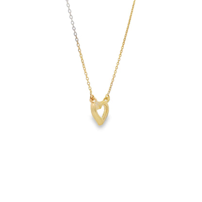 .03ct Diamond Heart Love Pendant 14KT Yellow Gold by Bids.com