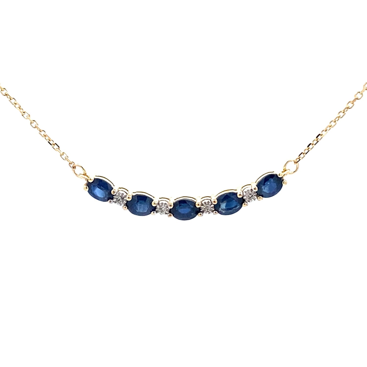 Sapphire Diamond Fashion Pendants 10KT Yellow Gold by Bids.com