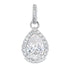 4.23ct Moissanite Fashion Pendants Sterling Silver by Bids.com