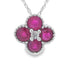 .77ct Ruby Diamond Fashion Pendants 14KT White Gold by Bids.com