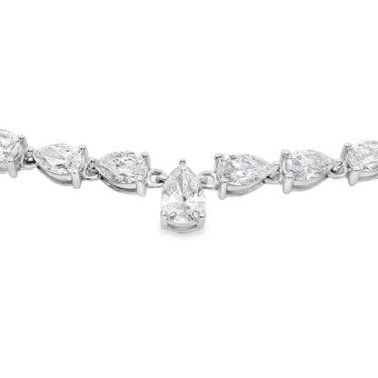 15.00ct Lab Grown Diamond Tennis 14KT White Gold by Bids.com