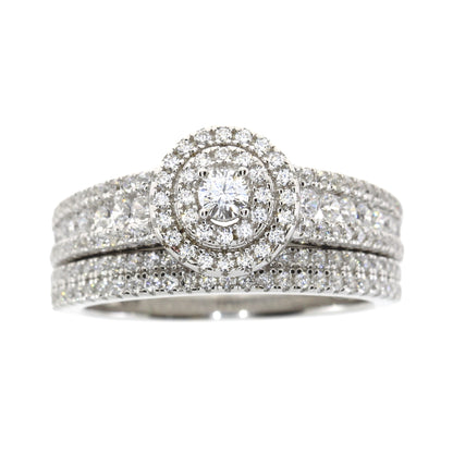 Natural Cubic Zirconia CZ SS Bridal Sterling Silver by Bids.com