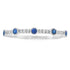 Sapphire Diamond stackable band set 14KT White Gold by Bids.com