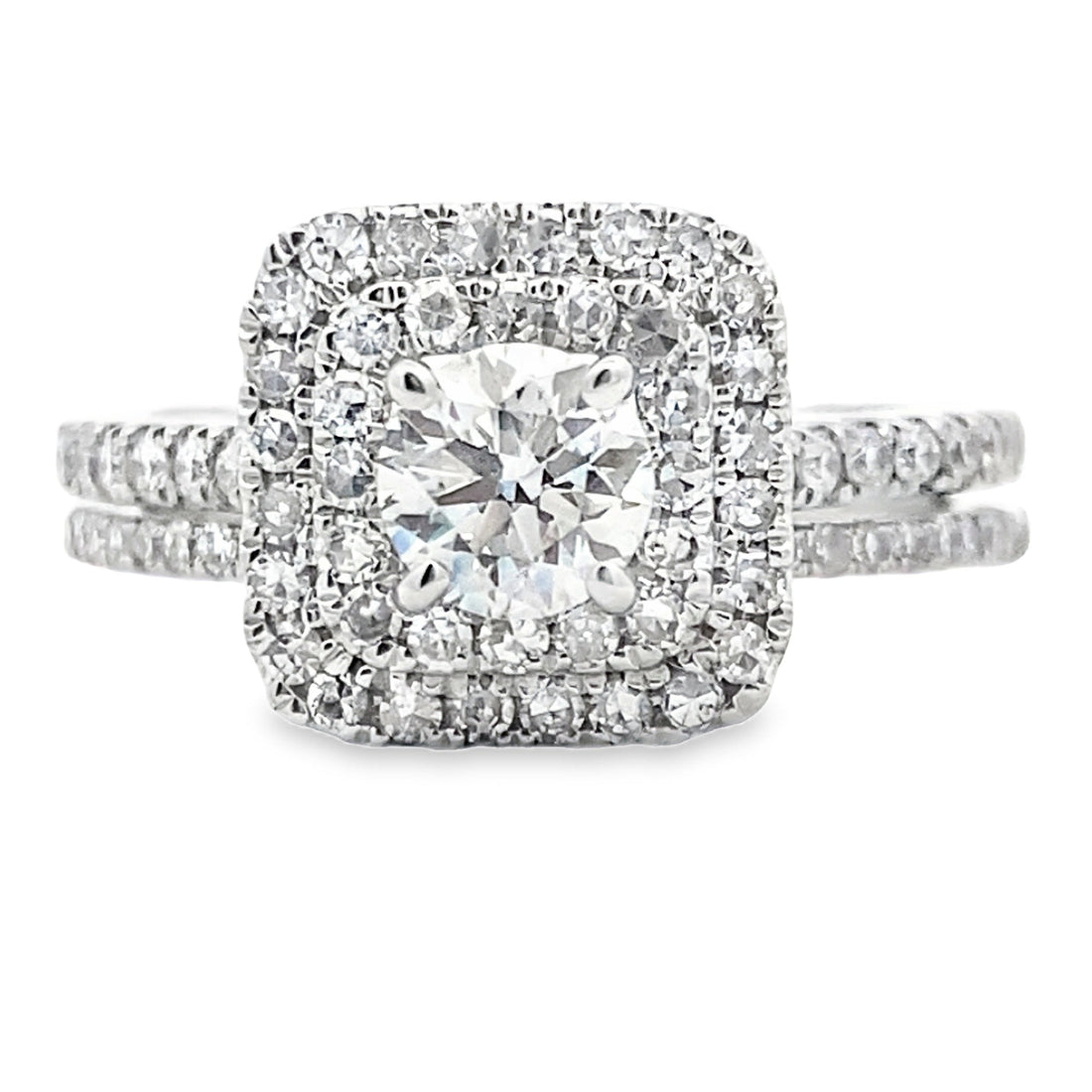 Lab Grown Diamond Fashion band rings 14KT White Gold by Bids.com