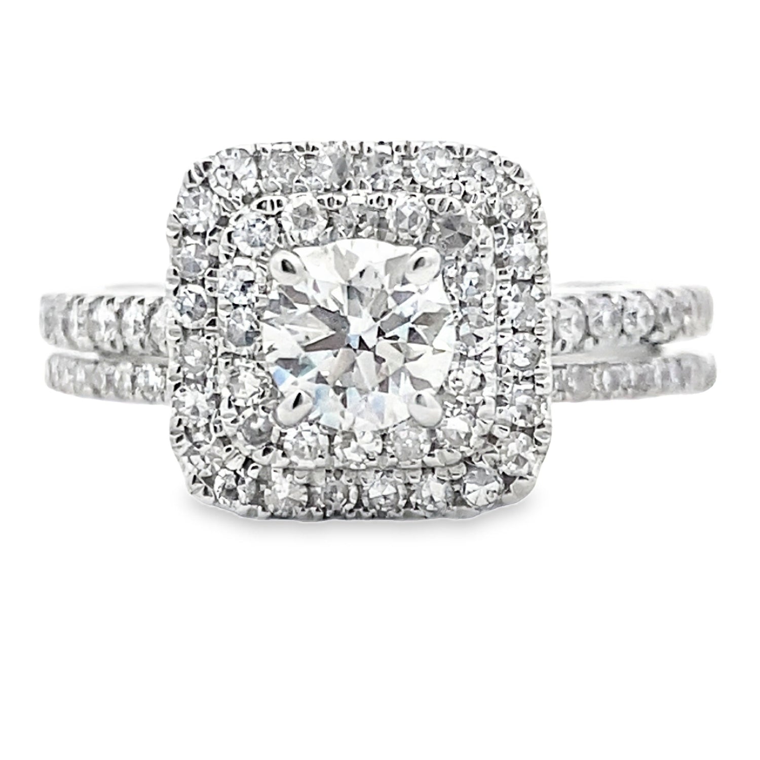Lab Grown Diamond Fashion band rings 14KT White Gold by Bids.com