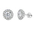 2.00ct Lab Grown Diamond Stud Earrings 10KT White Gold by Bids.com