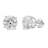 4.40ct Lab Grown Diamond Stud Earrings 14KT White Gold by Bids.com