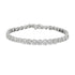 Lab Grown Diamond Tennis Bracelet 10KT White Gold by Bids.com