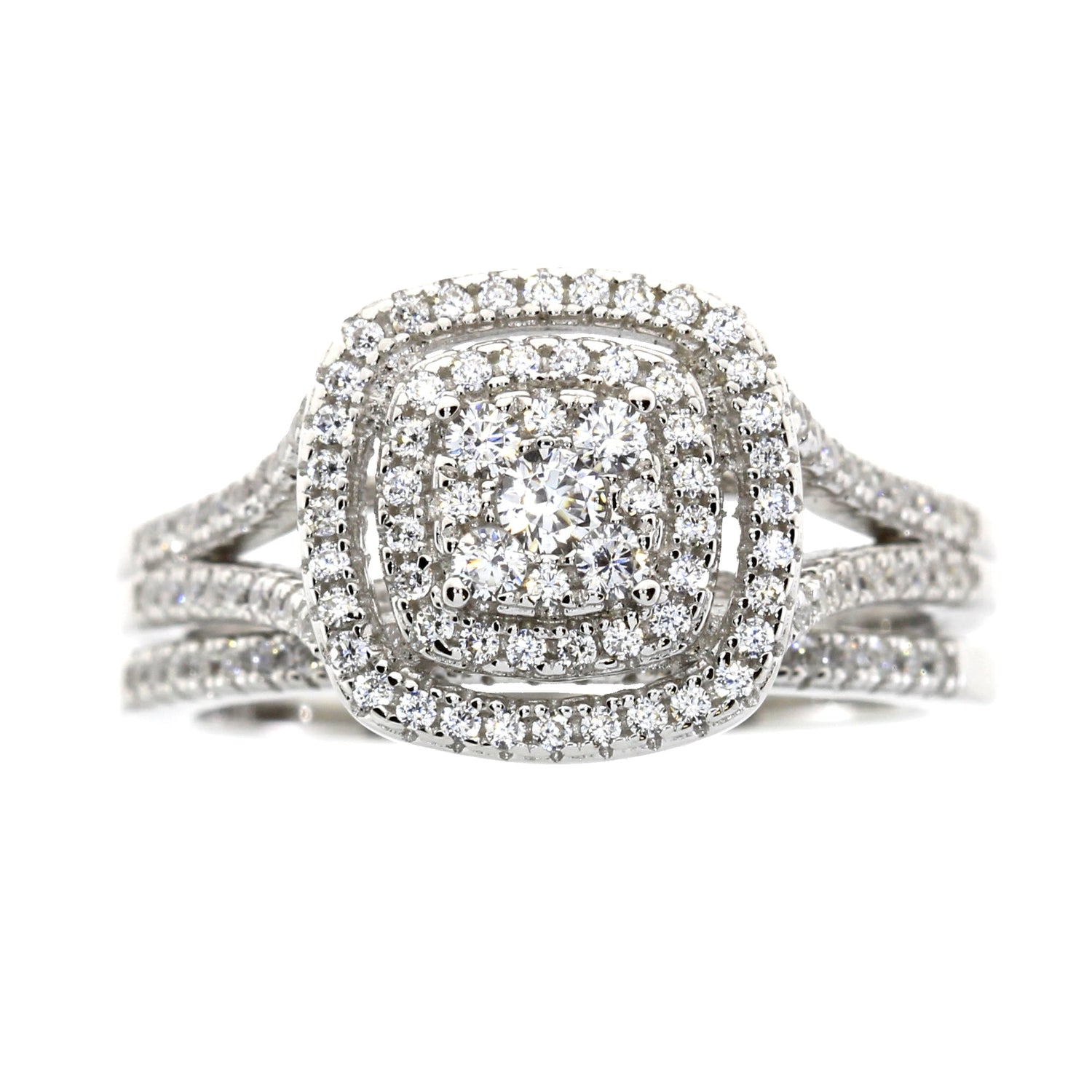 Genuine Cubic Zirconium CZ SS Bridal Sterling Silver by Bids.com