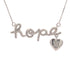 .30ct Diamond Heart Love Pendant Sterling Silver by Bids.com