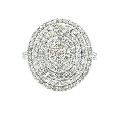 Genuine 1.50ct Diamond Ring 14KT White Gold by Bids.com