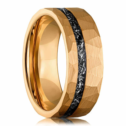 Infinite Meteorite Tungsten Carbide Ring