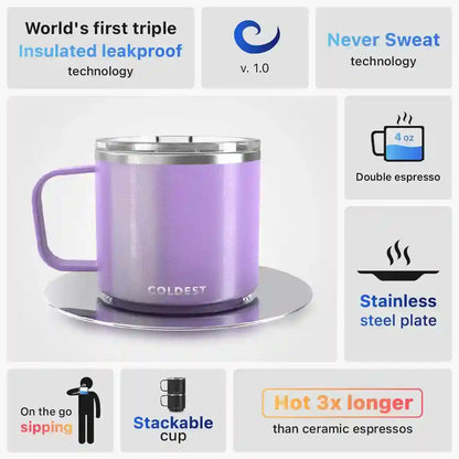 Insulated Espresso Cup by Coldest by Coldest