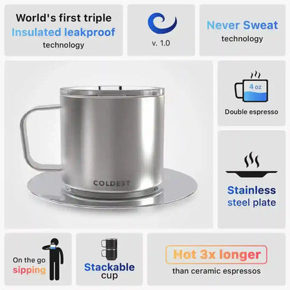 Insulated Espresso Cup by Coldest by Coldest