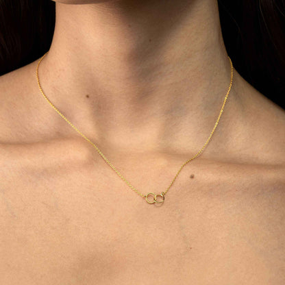Interlocking Circle Necklace - DestGlow