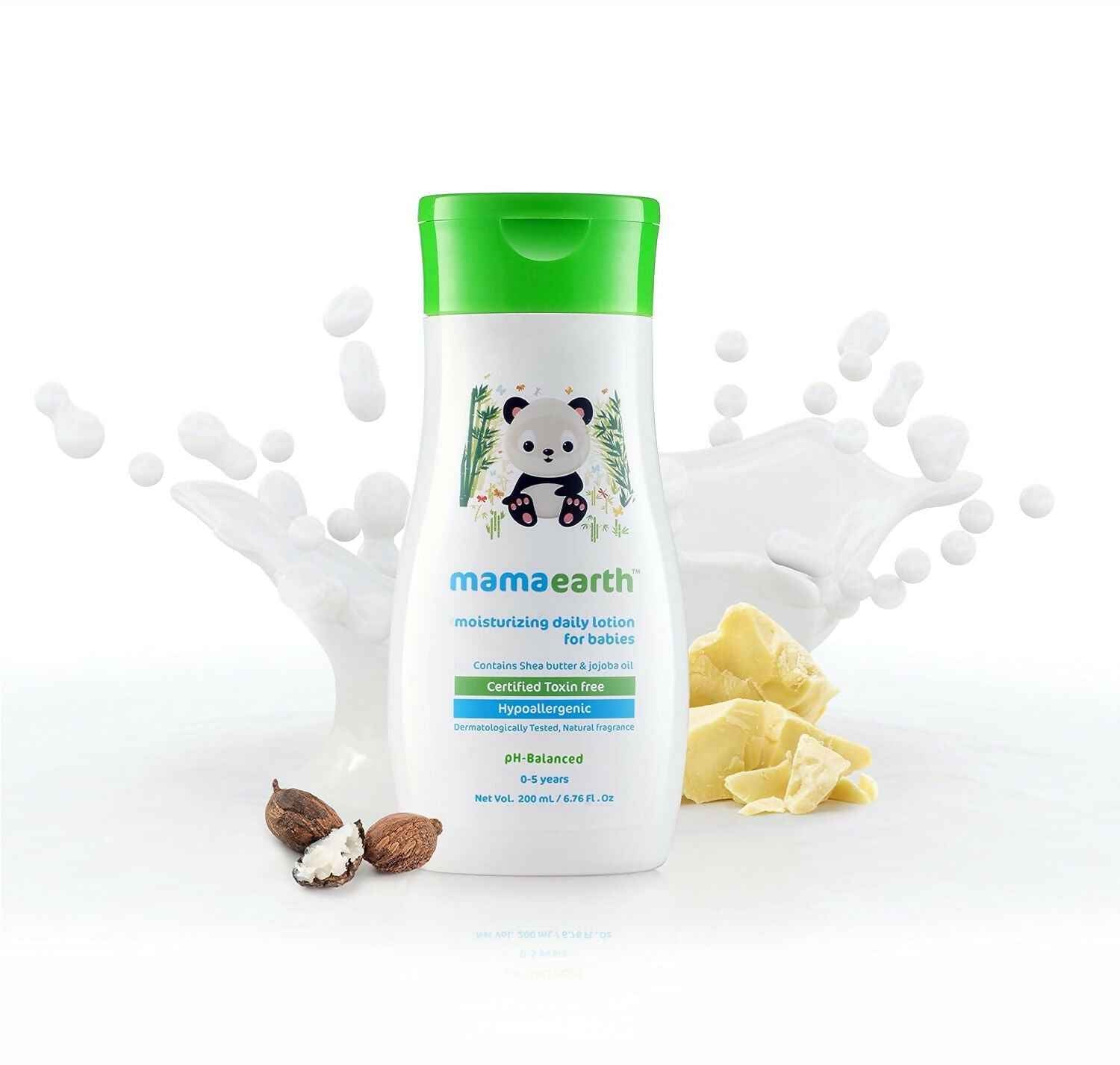Mamaearth Daily Moisturizing Lotion &amp; Deeply Nourishing Wash &amp; Nourishing Hair Oil for Babies