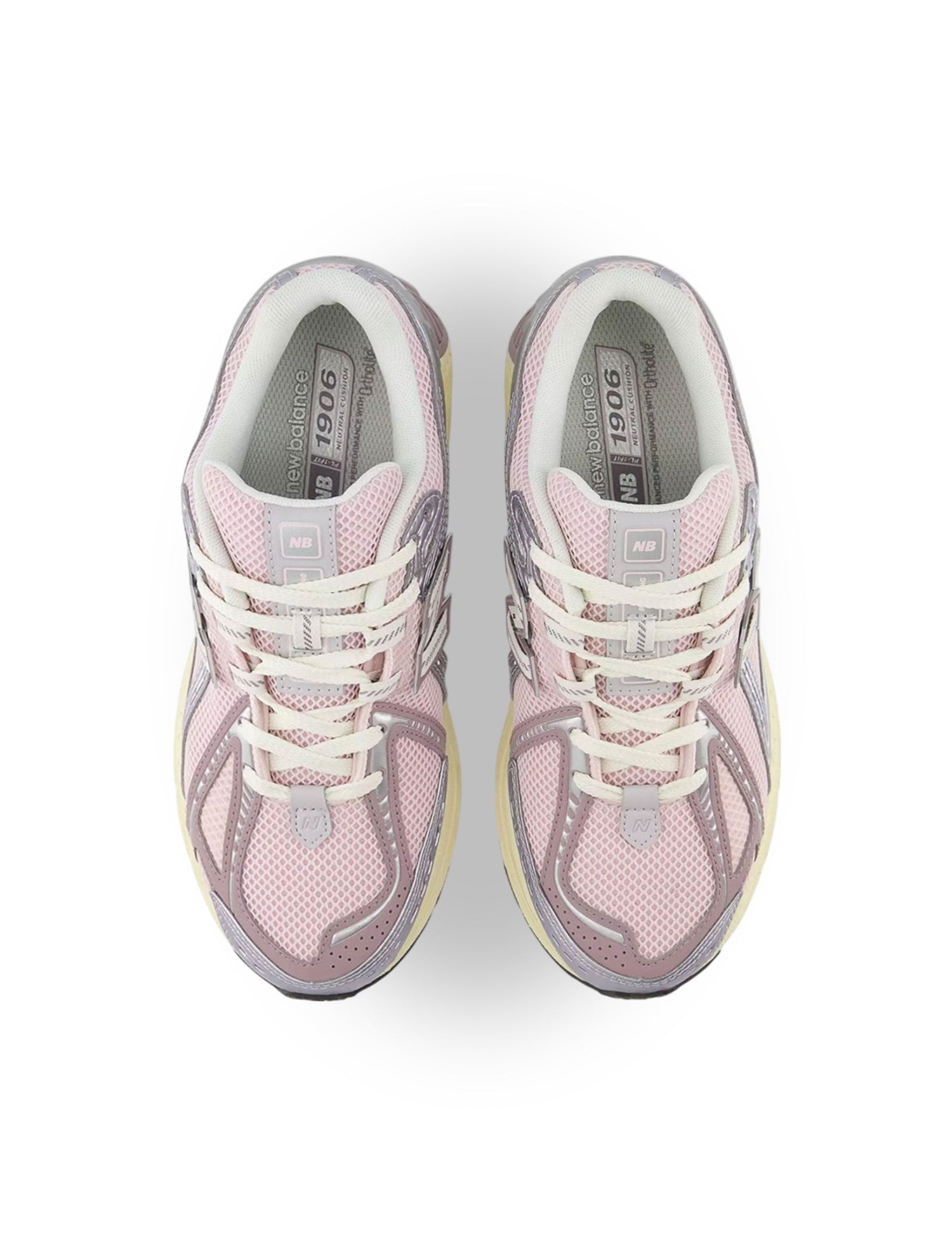 New Balance Womens 1906 Sneakers - Silver/Pink by Denim Exchange